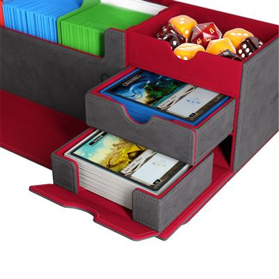 Gamegenic Cards' Lair 1000+ Pro Grey/Red | Odin's Place