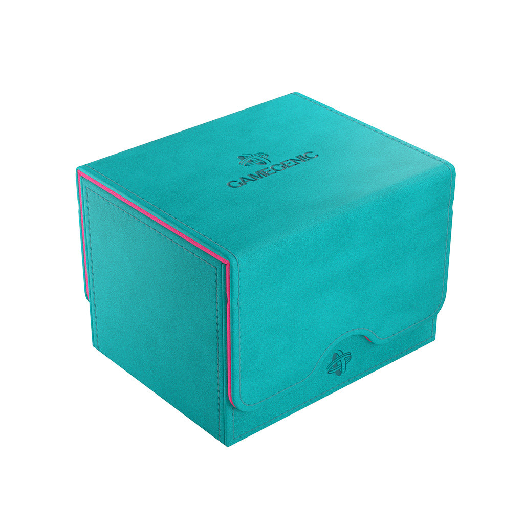 GAMEGENIC SIDEKICK 100+ XL DECK BOX TEAL/PINK | Odin's Place