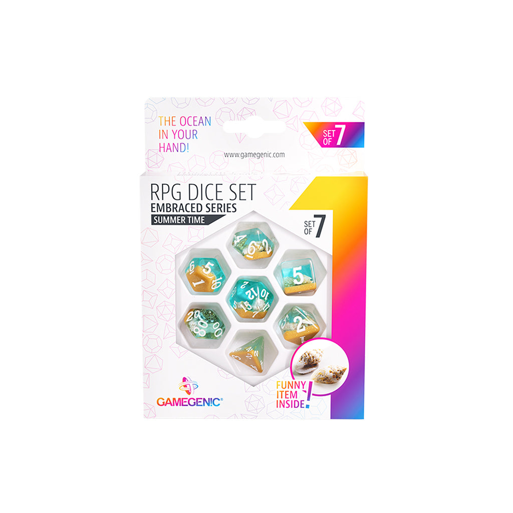 Embraced Series - Summer Time - RPG Dice Set (7pcs) | Odin's Place