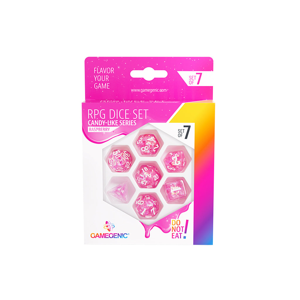 Candy-like Series - Raspberry - RPG Dice Set (7pcs) | Odin's Place