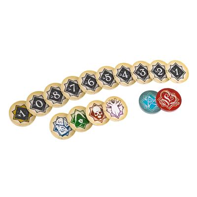 Arkham Horror: Chaos Tokens + Token Bag | Odin's Place