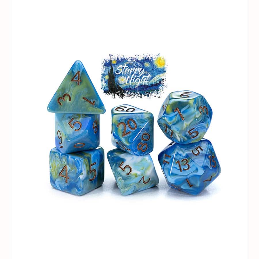Gate Keeper Games Van Gogh Dice: Starry Night | Odin's Place