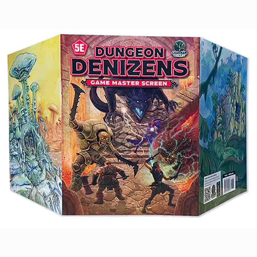 Goodman Games: Dungeon Denizens: Game Master Screen (5E) | Odin's Place