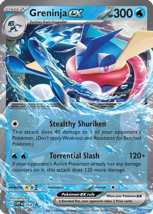Greninja ex (054) [Scarlet & Violet: Black Star Promos] | Odin's Place