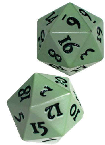 Ultra Pro Vivid Heavy Metal D20 Dice - Cool Matcha | Odin's Place