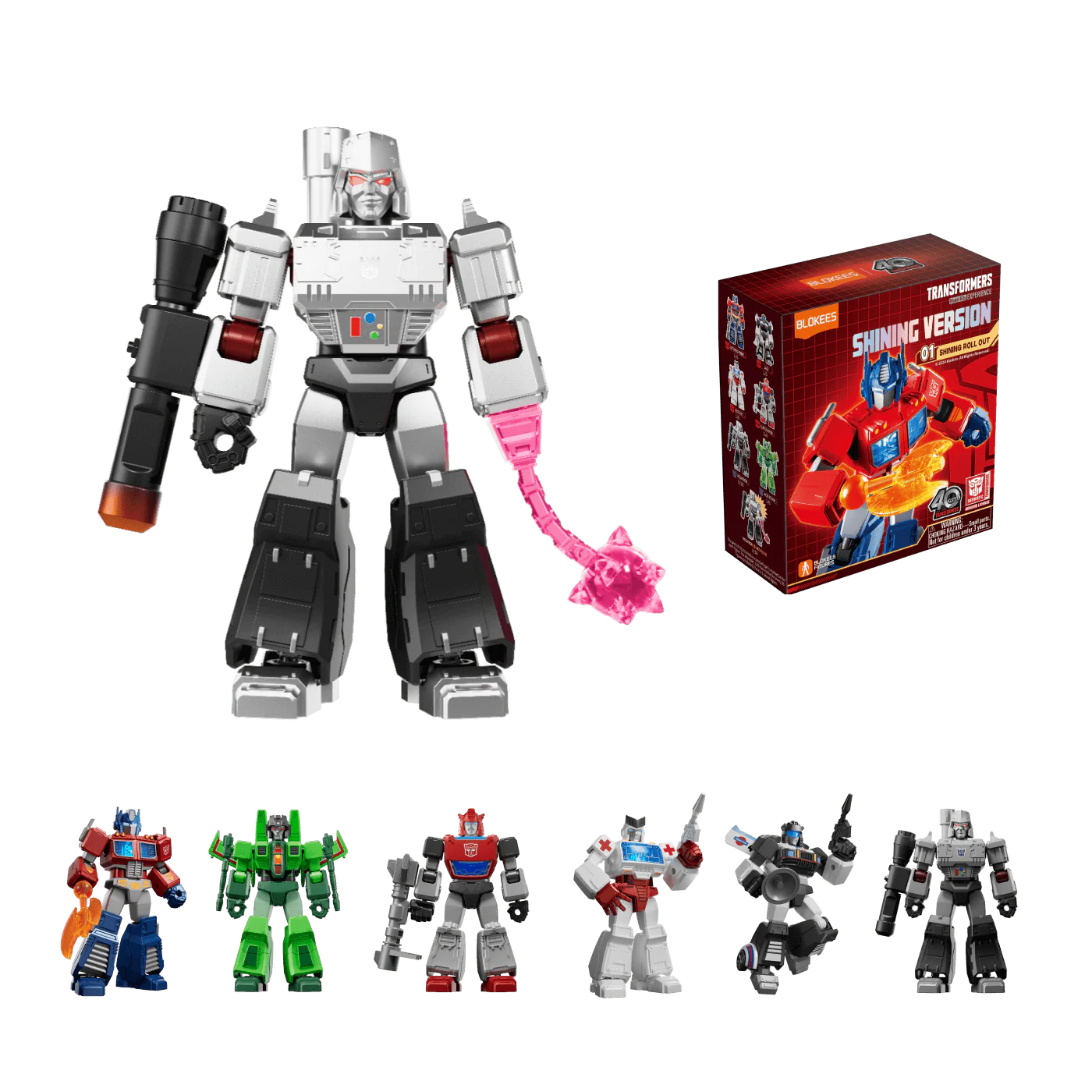 Blokees: Transformers - 4" Shining Version 01 Shining Roll Out Blind Box | Odin's Place