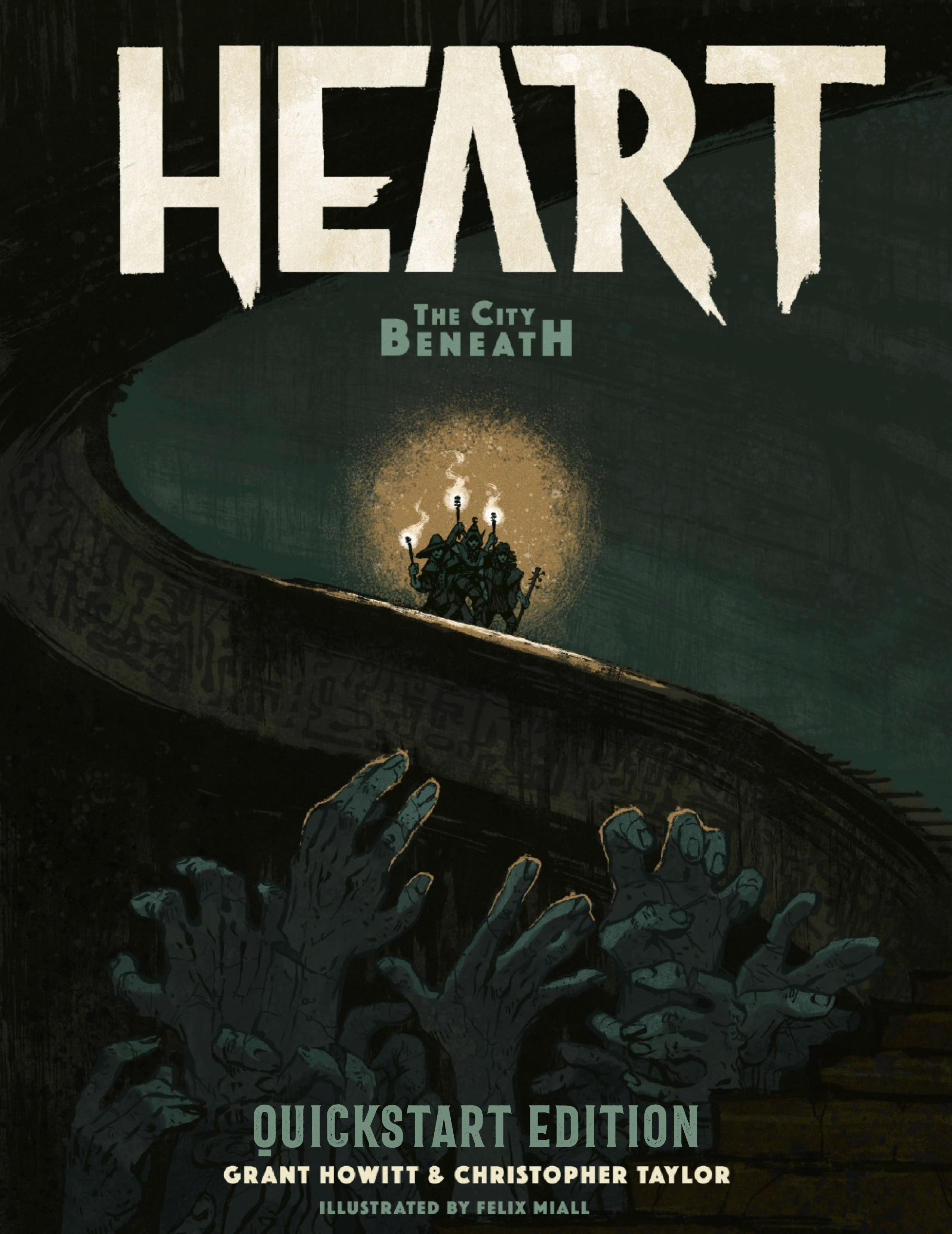 Heart RPG: The City Beneath - Quickstart Rules (New Printing) | Odin's Place