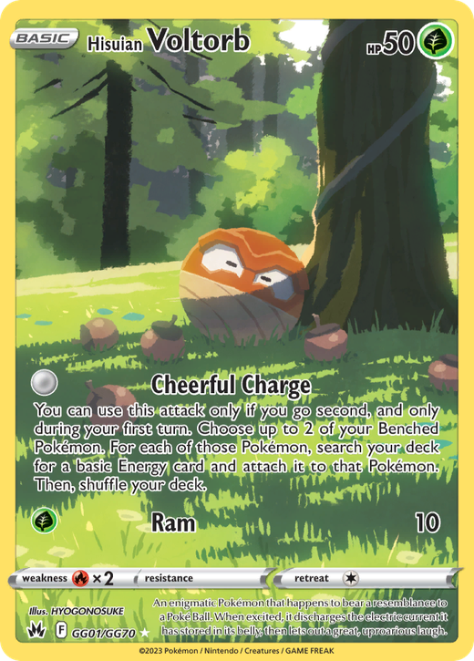 Voltorb (GG01/GG70) - Graded (9) | Odin's Place