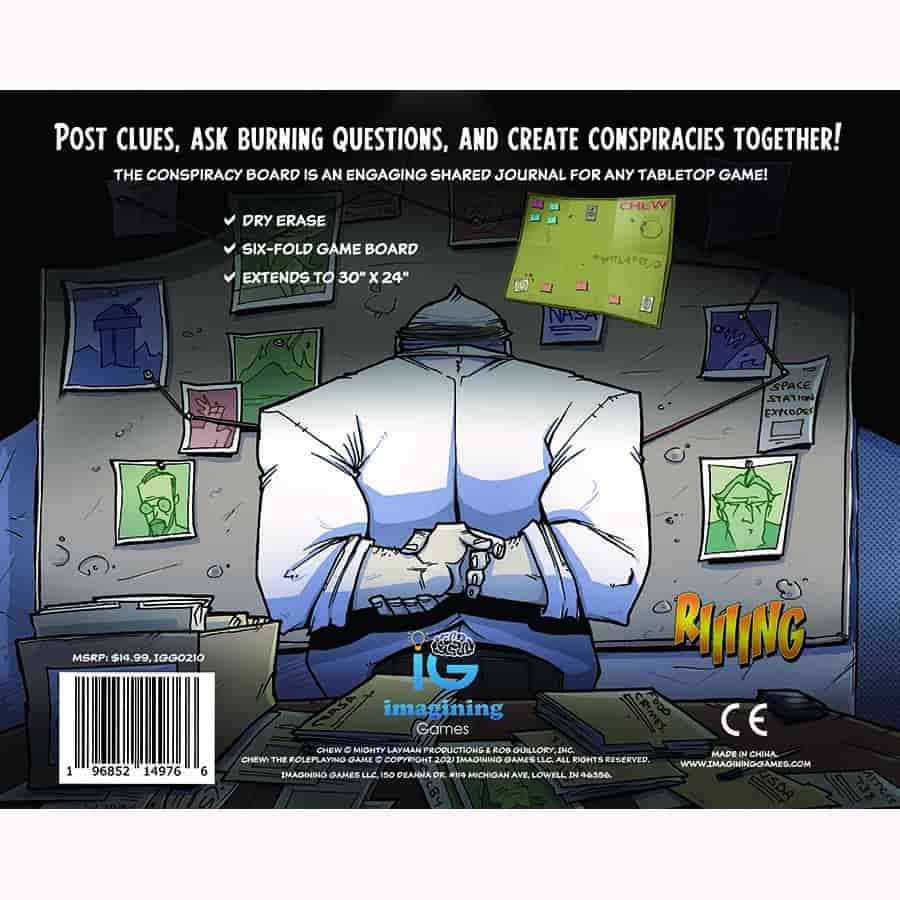 Chew: The Role Playing Game: The Conspiracy Board | Odin's Place