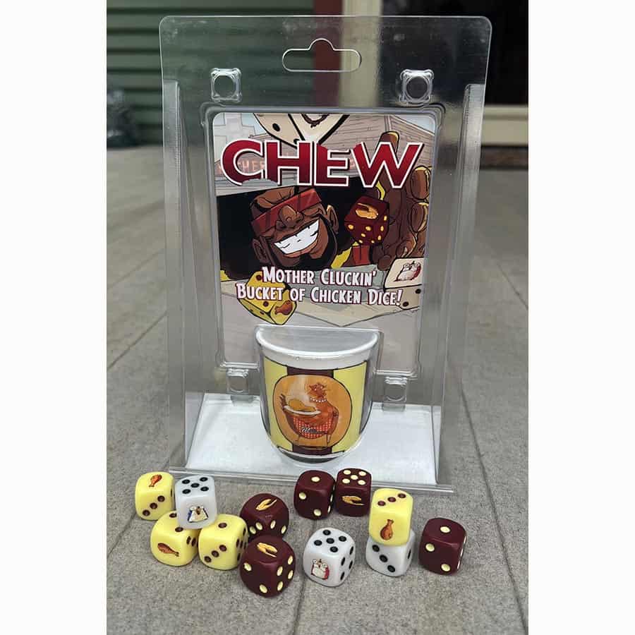 Chew: The Role Playing Game: Mother Cluckin' Bucket of Chicken Dice | Odin's Place