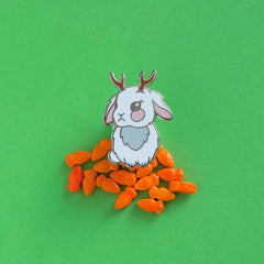 Jackalope Enamel Pin | Odin's Place