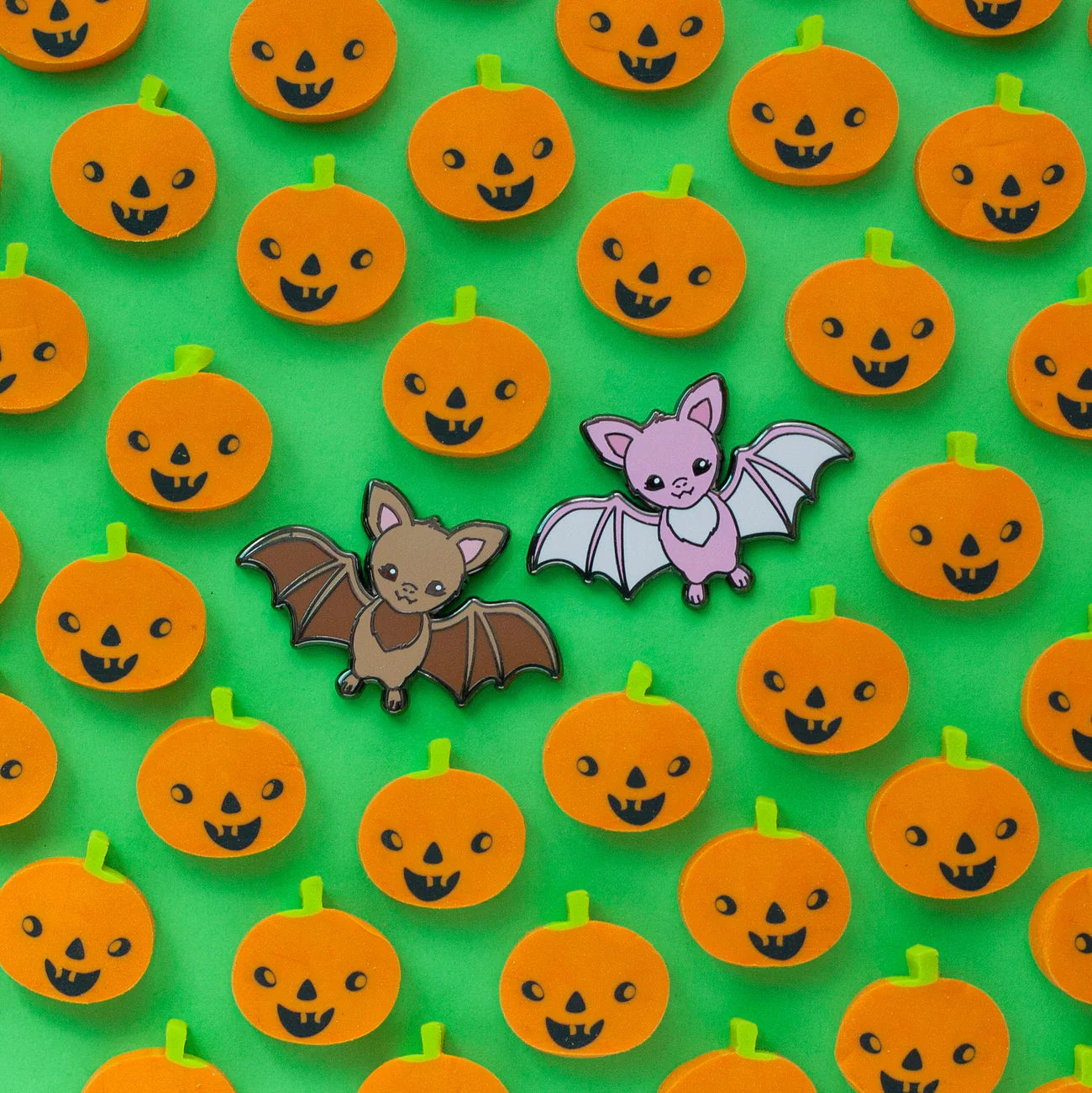 Pink Bat Enamel Pin | Odin's Place