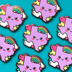 Texas Cutie Enamel Pin | Odin's Place