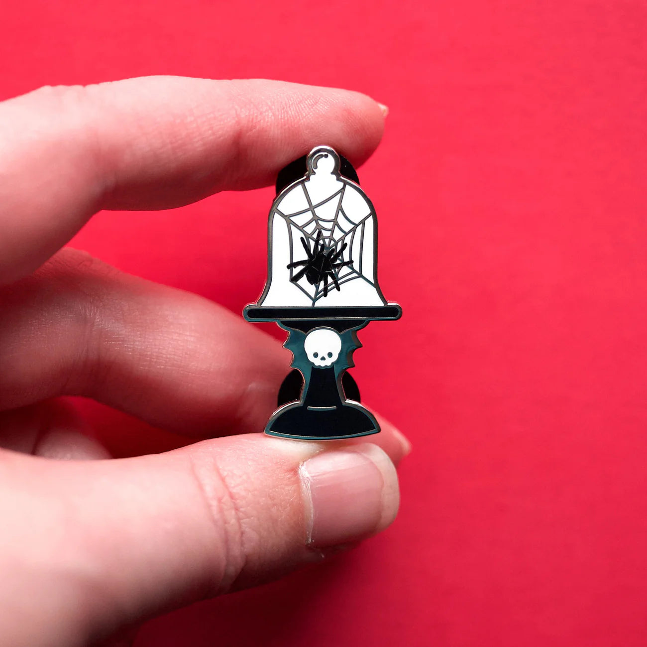 Spider Cloche Enamel Pin | Odin's Place