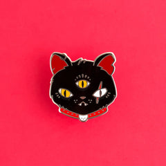 Gritty Kitty Enamel Pin | Odin's Place