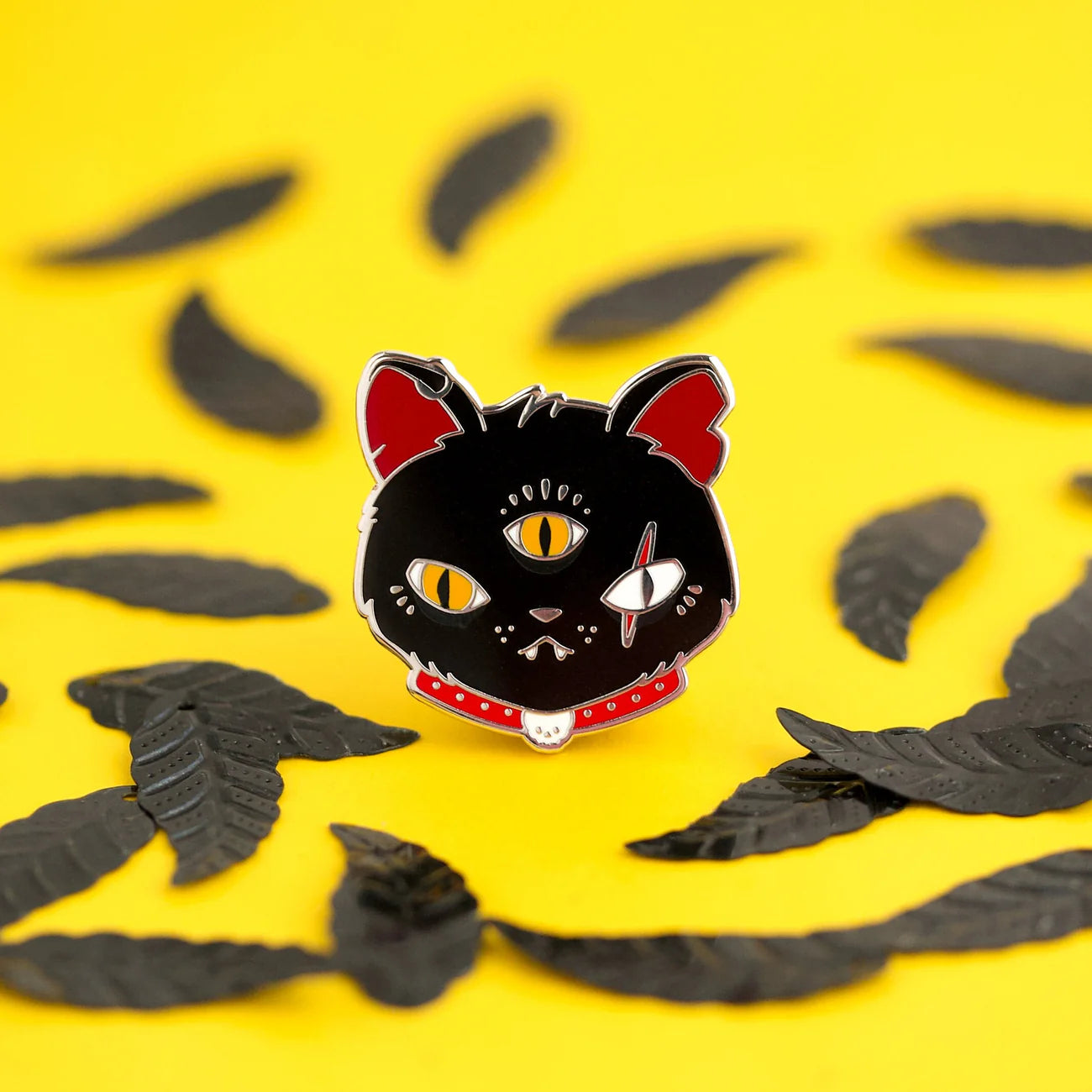 Gritty Kitty Enamel Pin | Odin's Place