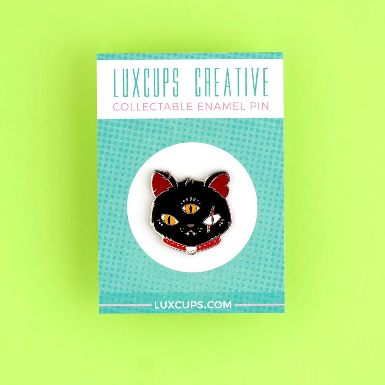 Gritty Kitty Enamel Pin | Odin's Place