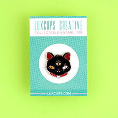 Gritty Kitty Enamel Pin | Odin's Place