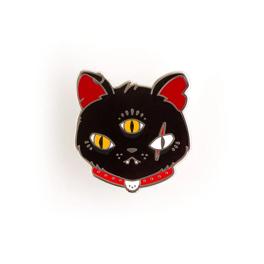 Gritty Kitty Enamel Pin | Odin's Place