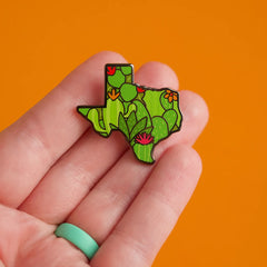 Texas Cacti Enamel Pin | Odin's Place