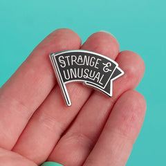 Strange & Unusual Enamel Pin | Odin's Place