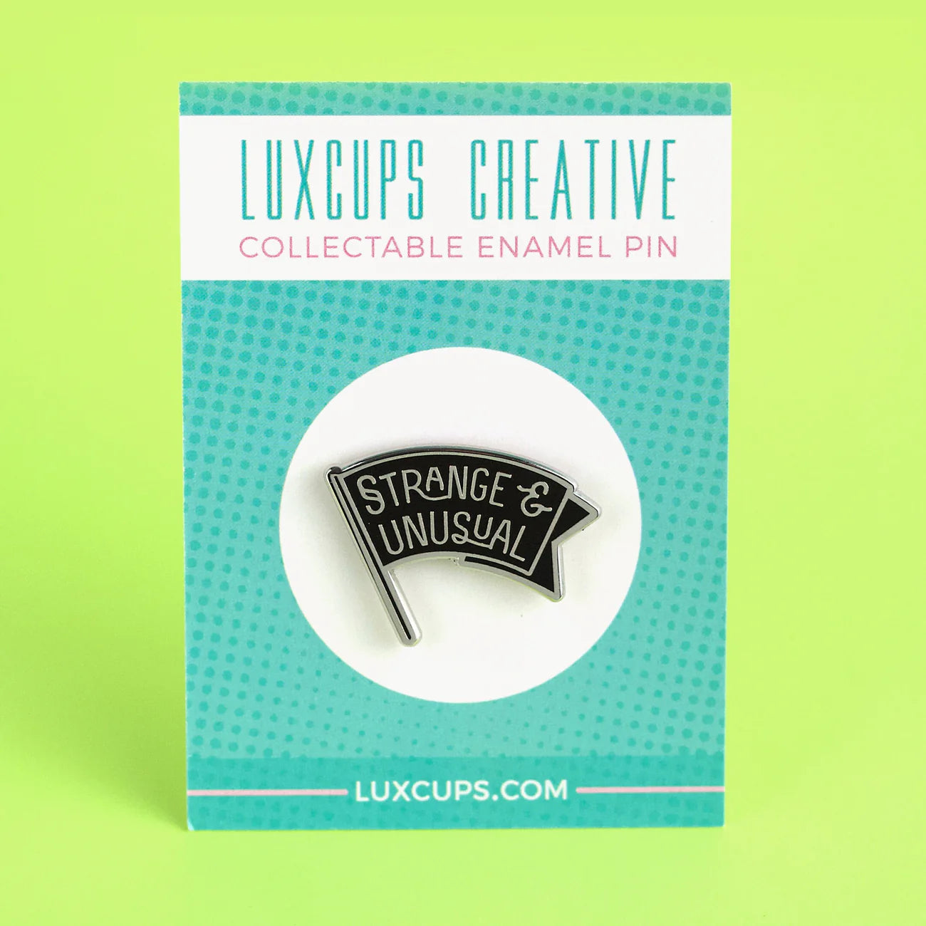 Strange & Unusual Enamel Pin | Odin's Place