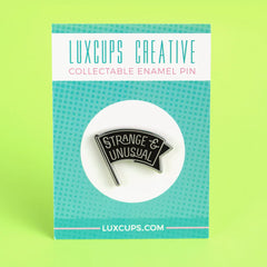 Strange & Unusual Enamel Pin | Odin's Place