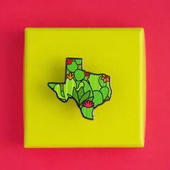 Texas Cacti Enamel Pin | Odin's Place