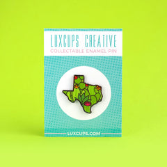 Texas Cacti Enamel Pin | Odin's Place