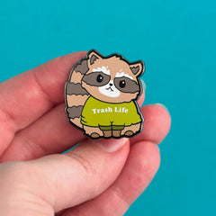 Raccoon Enamel Pin | Odin's Place