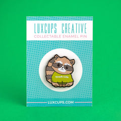 Raccoon Enamel Pin | Odin's Place