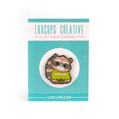 Raccoon Enamel Pin | Odin's Place