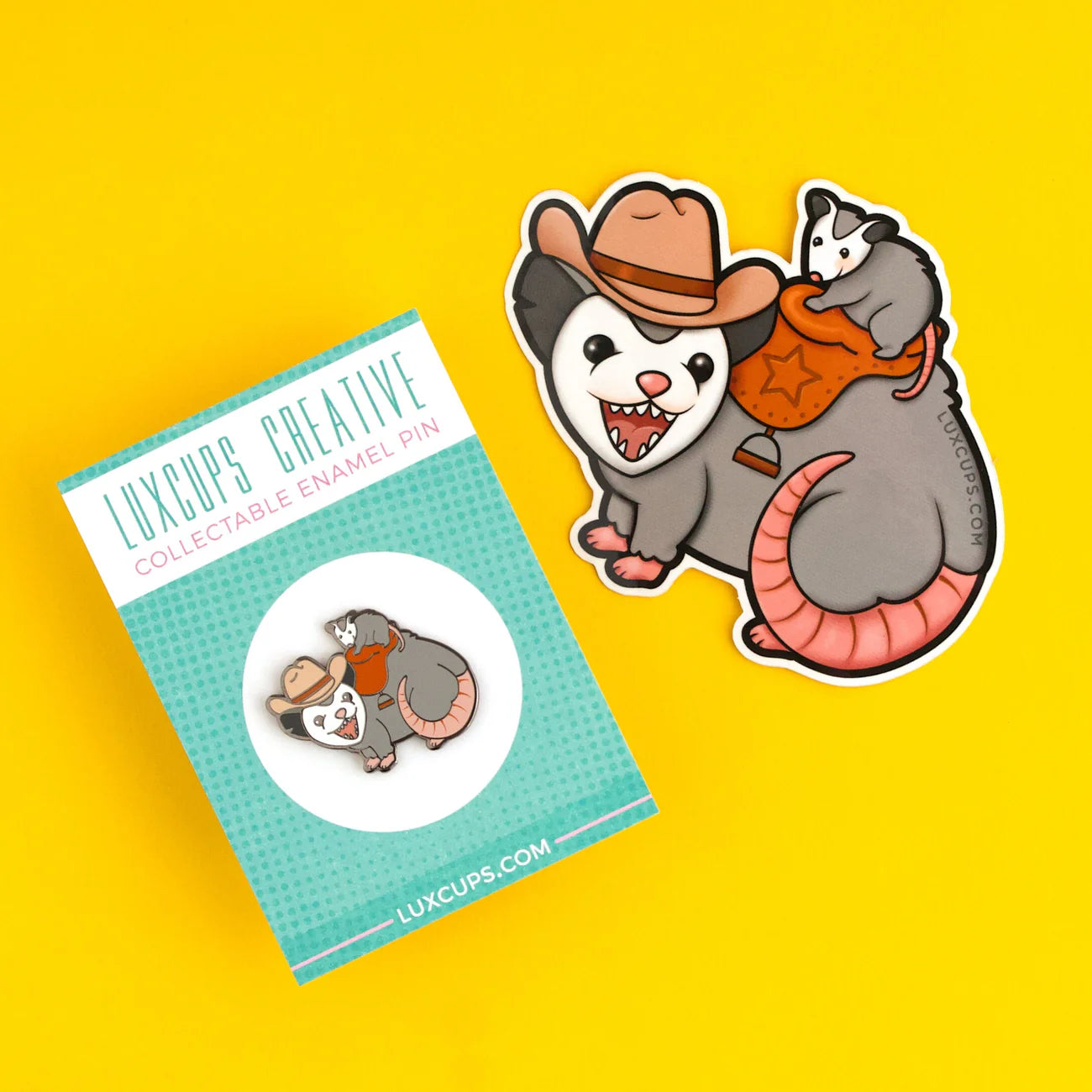 Possum Posse Enamel Pin | Odin's Place