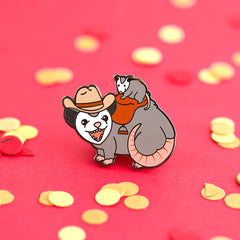 Possum Posse Enamel Pin | Odin's Place