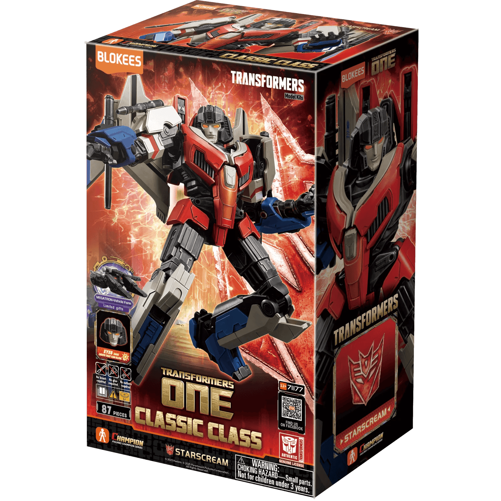 Blokees: Transformers - Classic Class 16 Transformers ONE Starscream | Odin's Place