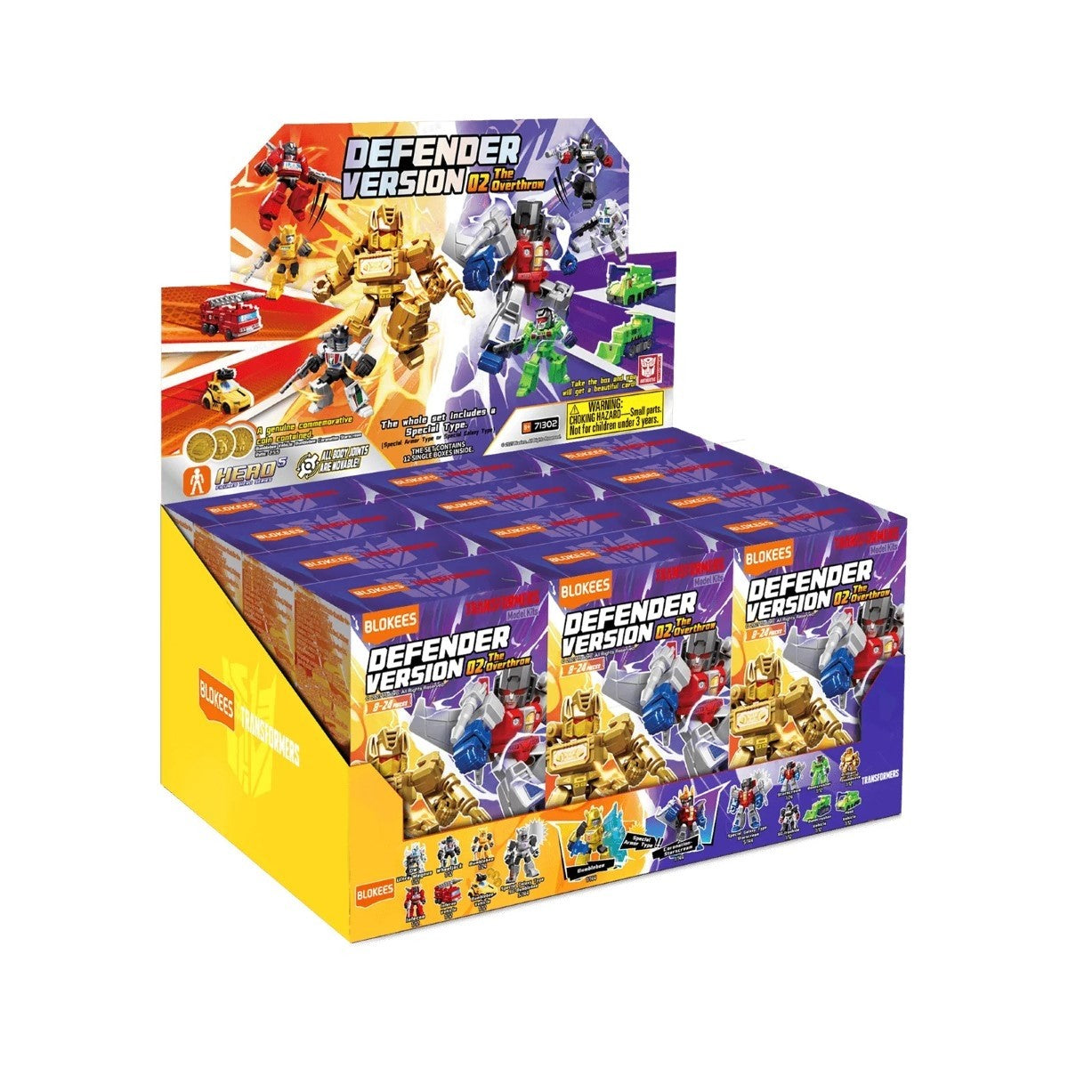 Blokees: Transformers - Defender Version 02: The Overthrow Blind Box | Odin's Place