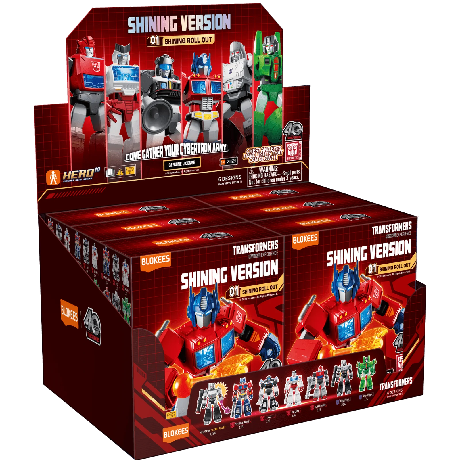 Blokees: Transformers - 4" Shining Version 01 Shining Roll Out Blind Box | Odin's Place