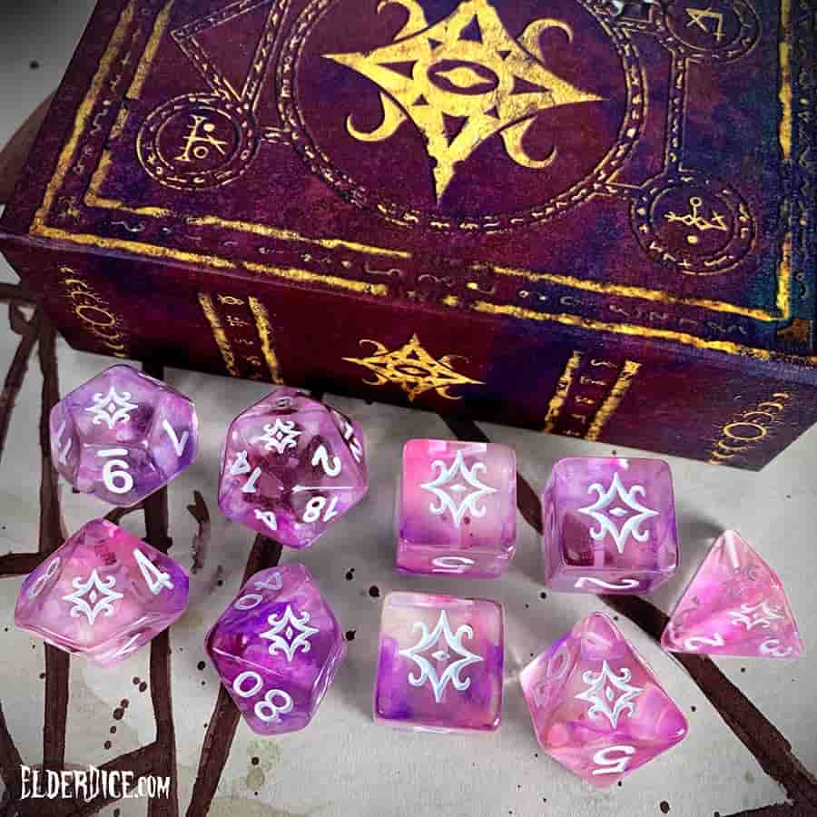 Elder Dice: Star of Azathoth Poly 7 Set Supernova | Odin's Place