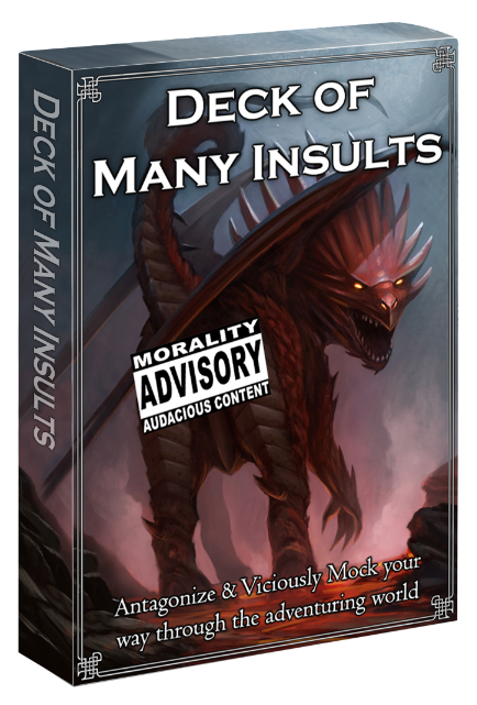 Loke Battle Mats: Deck of Many Insults | Odin's Place