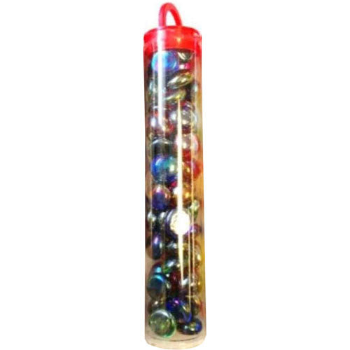 Chessex Iridized Assorted Glass Stones in 5.5` Tube | Odin's Place