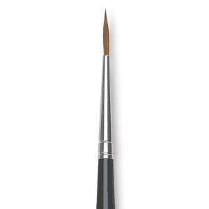 Da Vinci Watercolor Series 35 Maestro Kolinsky Brush - Long Tapered Round, Short Handle, Size 0 | Odin's Place
