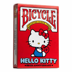 Bicycle Playing Cards: Hello Kitty 50th Anniversary | Odin's Place