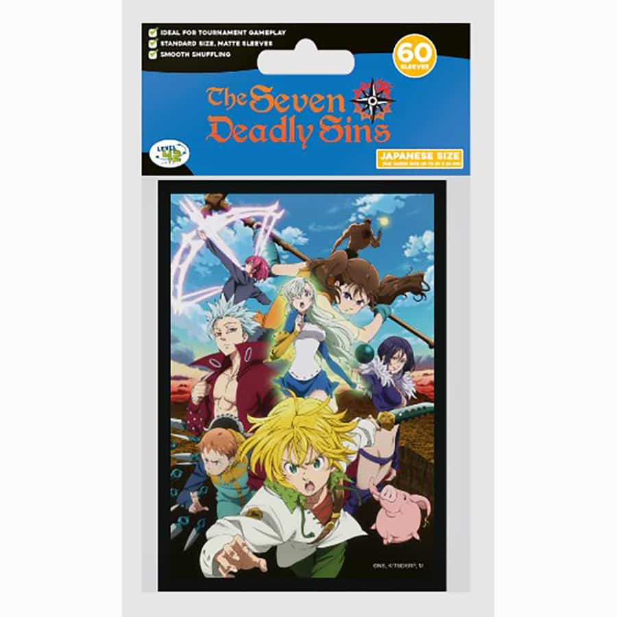 7 Deadly Sins: Battle Team Card Sleeves | Odin's Place