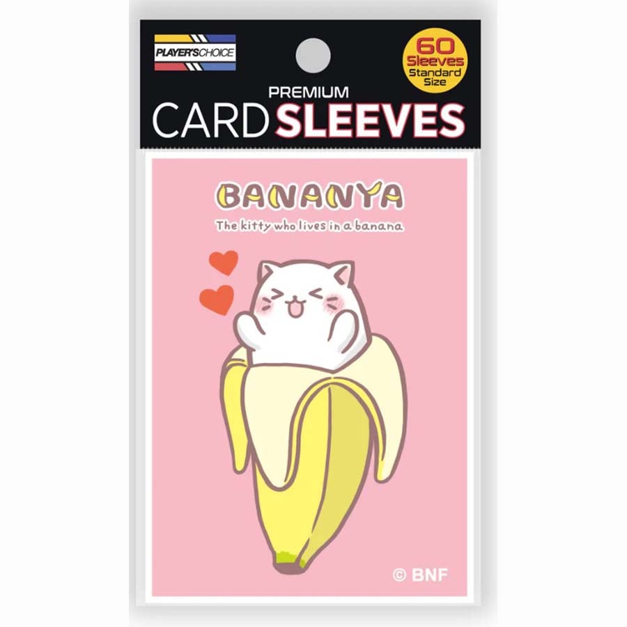 Bananya Lovey Bananya (pink) Card Sleeves | Odin's Place