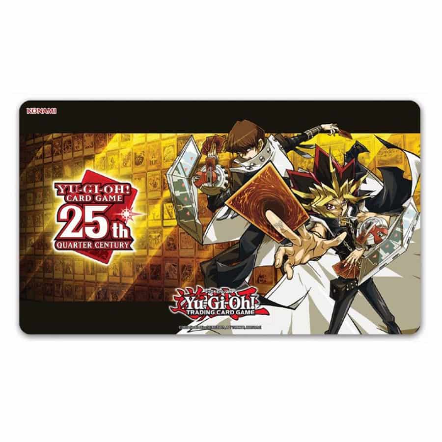 Yu-Gi-Oh! Playmat: Yugi and Kaiba Quarter Century | Odin's Place