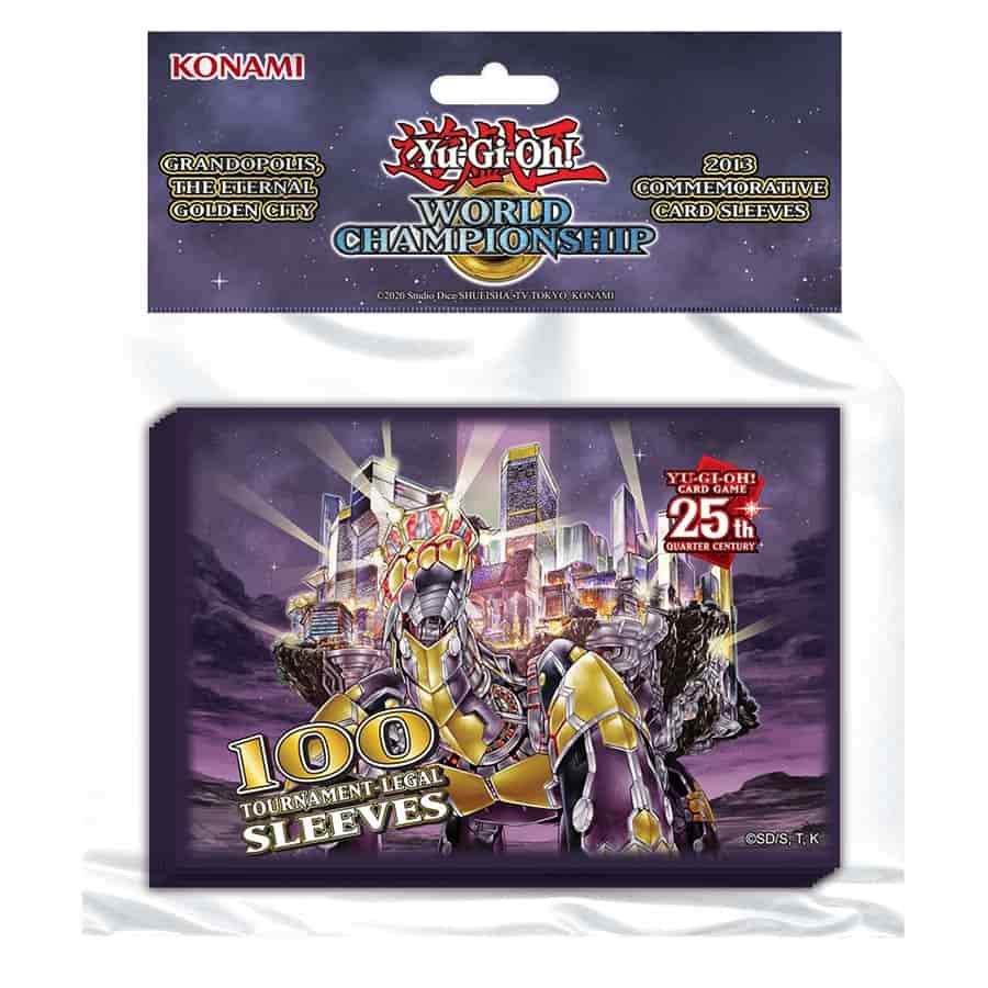 Yu-Gi-Oh! Card Sleeves: Grandopolis the Eternal Golden City 2013 Commemorative (100 ct) | Odin's Place