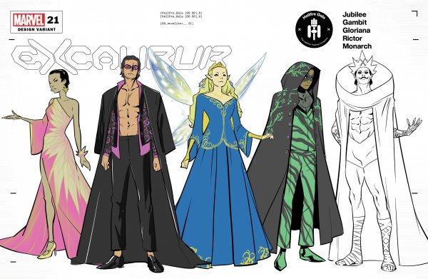 Excalibur #21 To Character Design Variant | Odin's Place