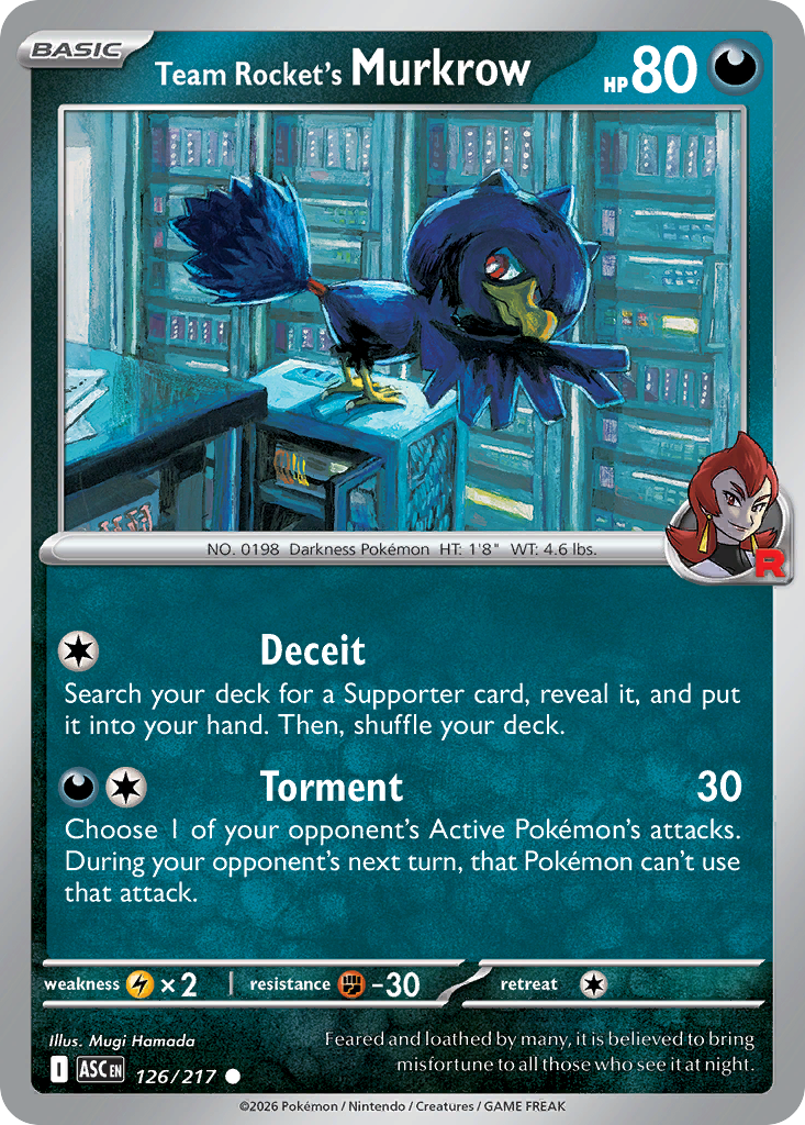 Murkrow (021) (Staff) [Scarlet & Violet: Black Star Promos] | Odin's Place