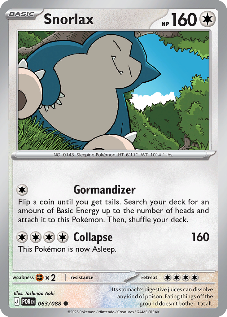 Snorlax (143/196) (Colorless Lugia - Gabriel Fernandez) [World Championships 2023] | Odin's Place