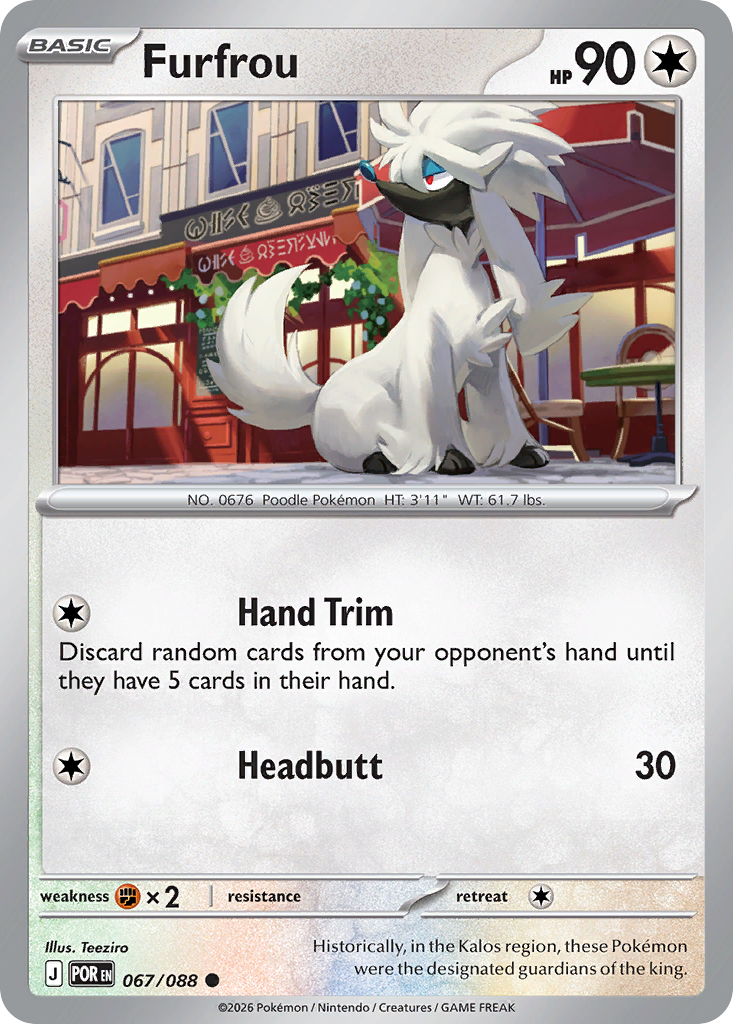 Furfrou (088/131) (Master Ball Pattern) [Scarlet & Violet: Prismatic Evolutions] | Odin's Place
